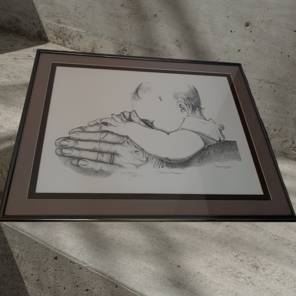 Dave McCain Daddy's Dream Framed Print